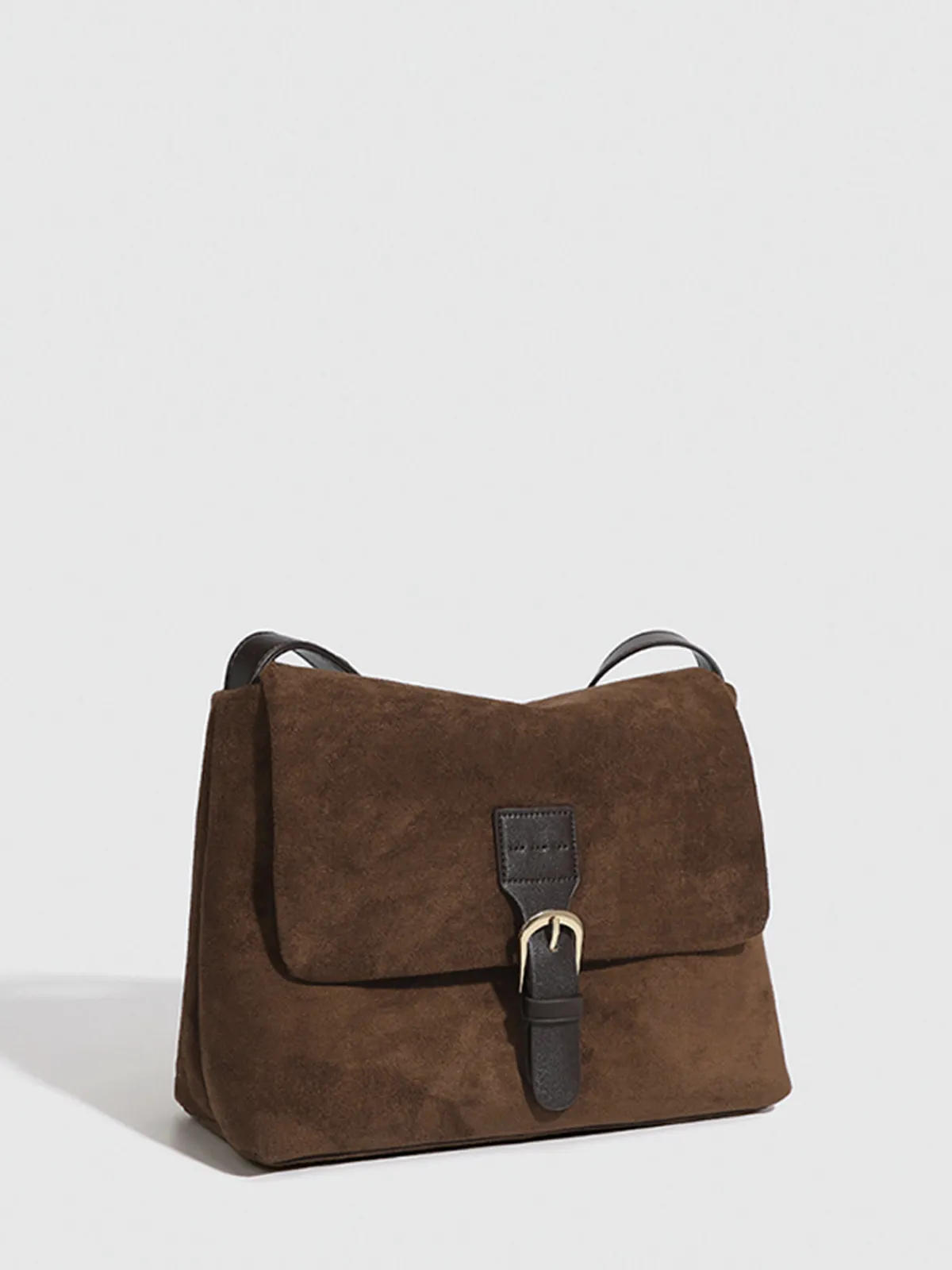 New Vintage Buckle Flap Shoulder Bag Bags|Accessories