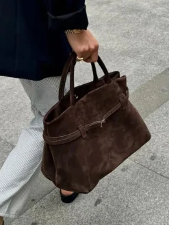 Outlet Vintage Buckle-Design Top-Handle Bag Bags|Accessories