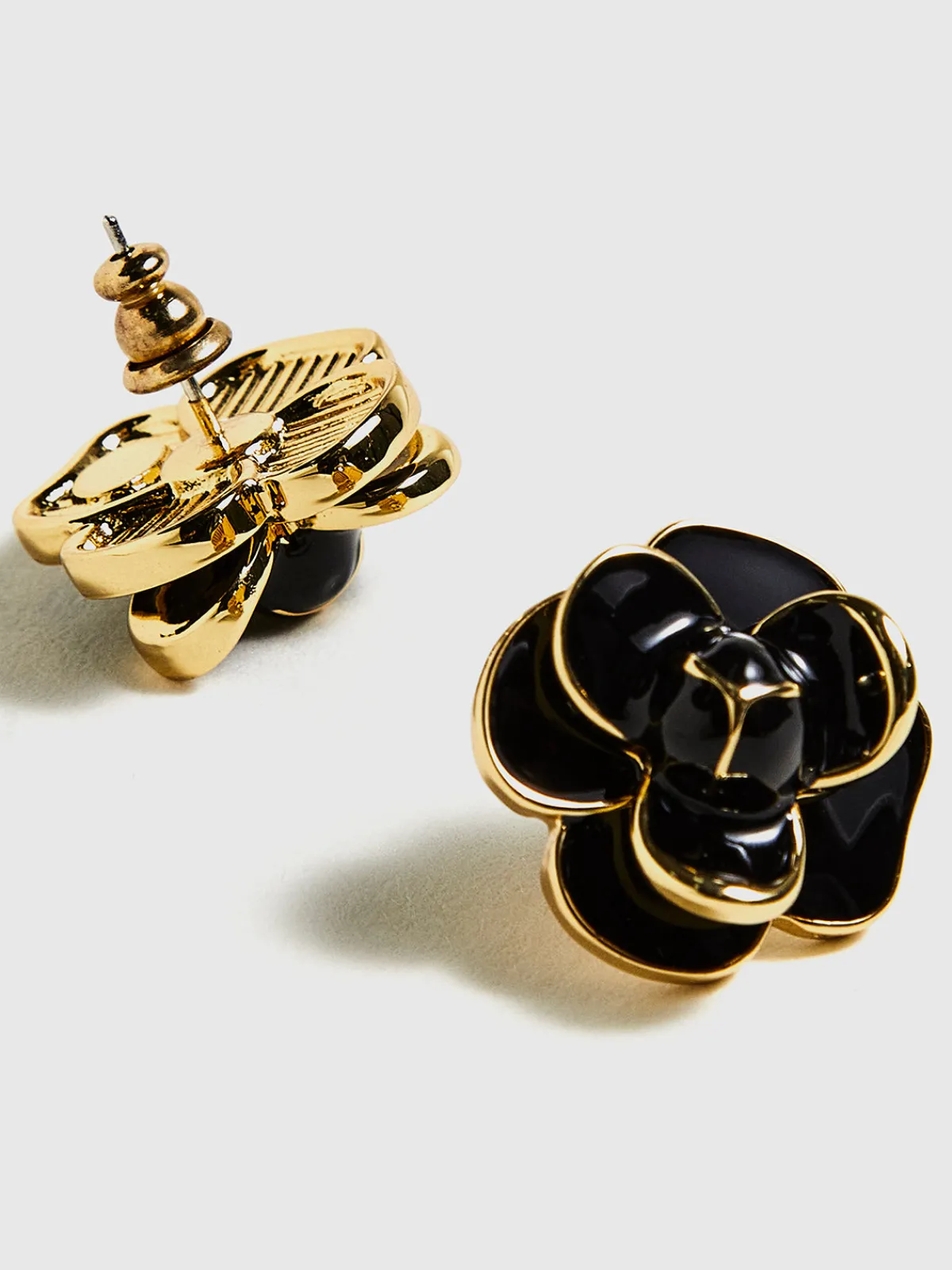 Clearance Vintage Camellia Flower Stud Earrings Earrings|Accessories
