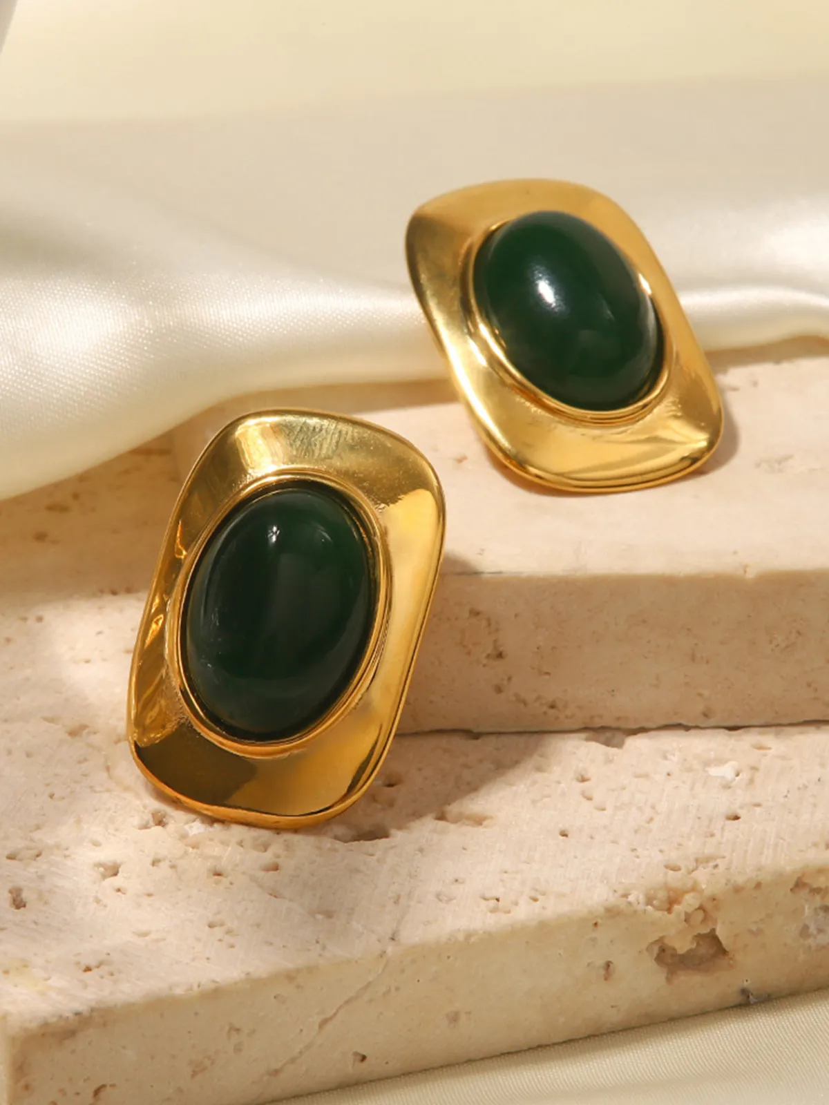 Best Vintage Cat Eye Stone Earrings Earrings|Accessories