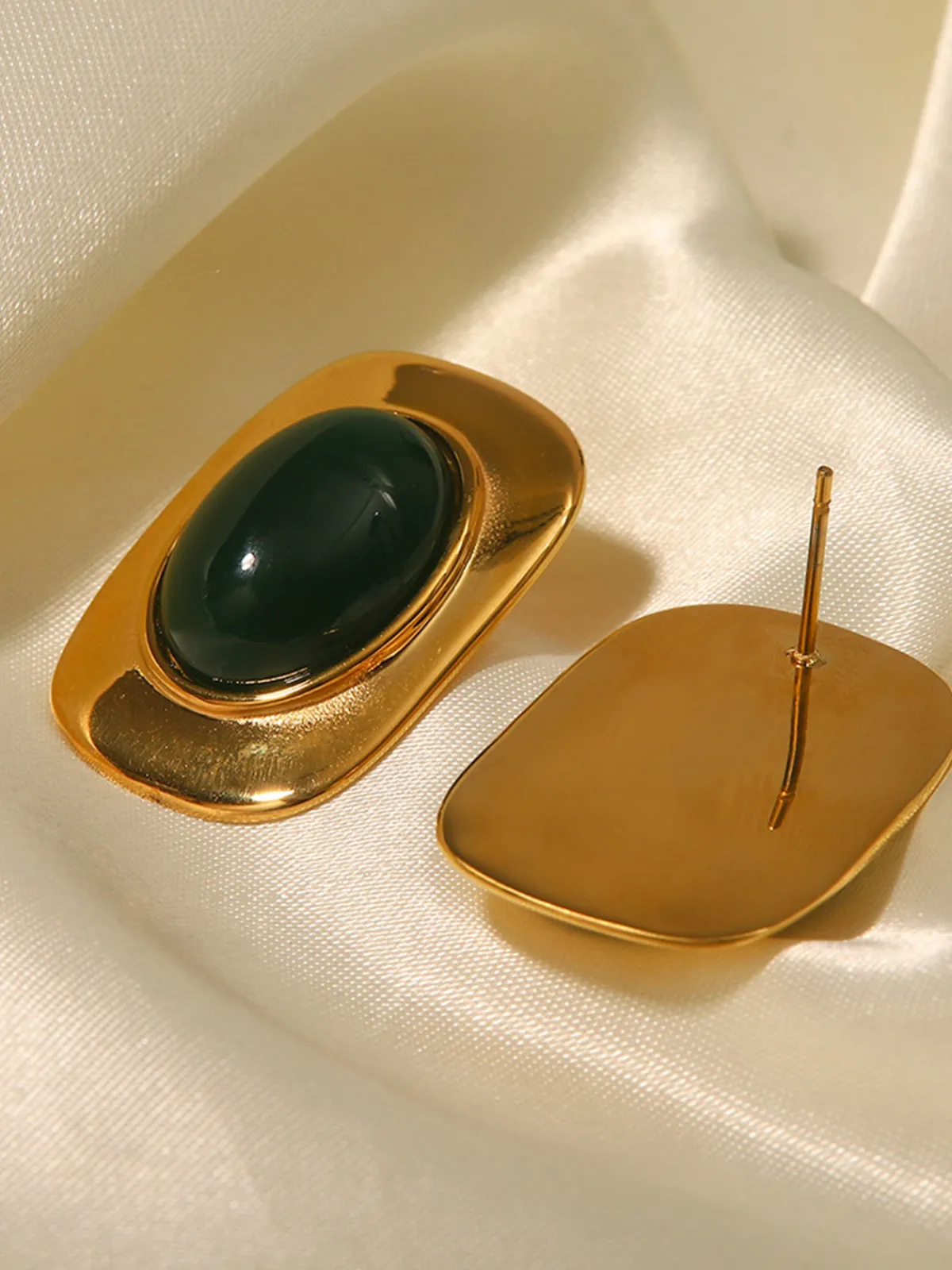 Best Vintage Cat Eye Stone Earrings Earrings|Accessories