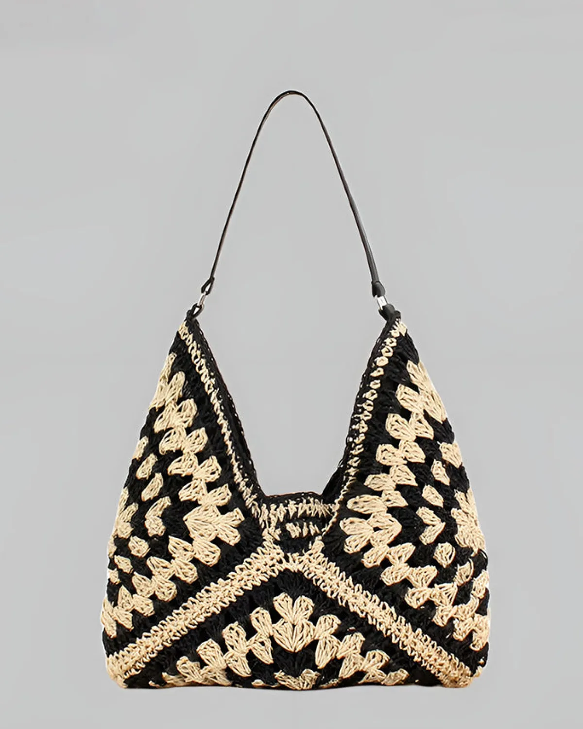 Online Vintage Crochet Macrame Shoulder Bag Bags|Accessories