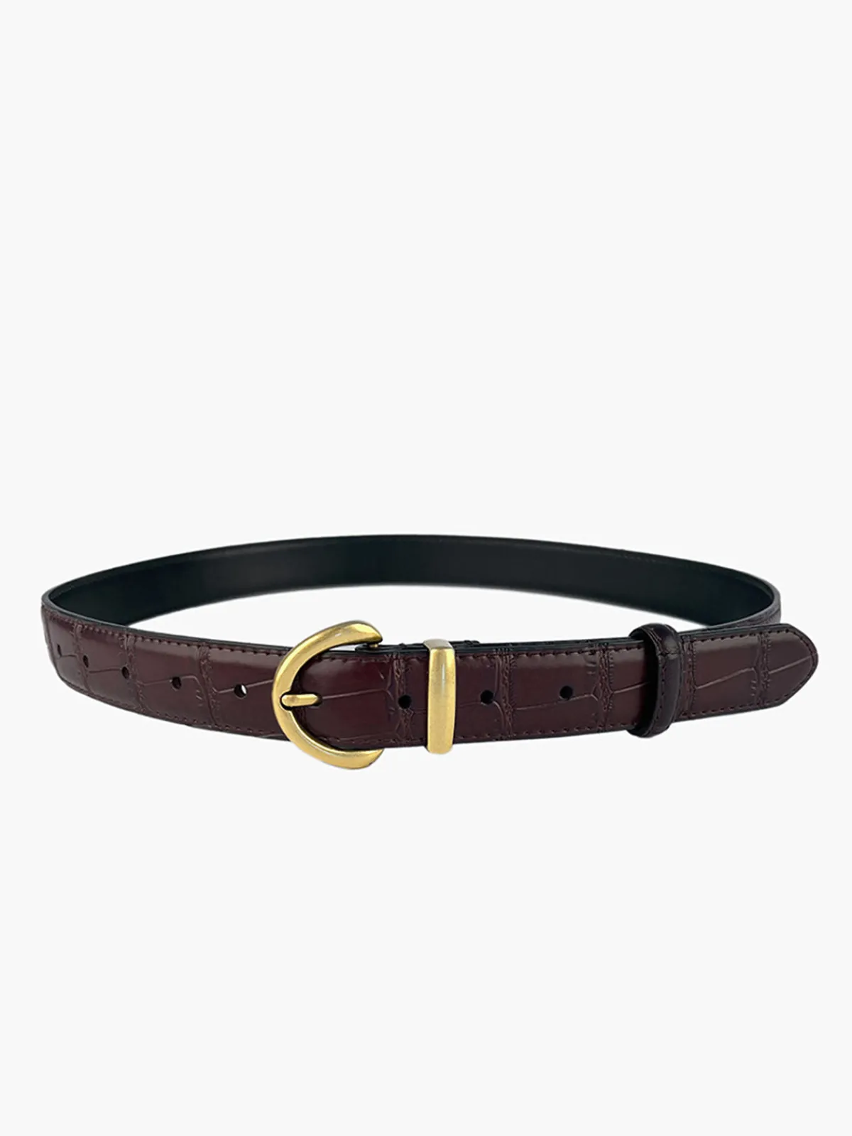 Hot Vintage Crocodile Pattern Buckle Belt Belts & Chain|Accessories
