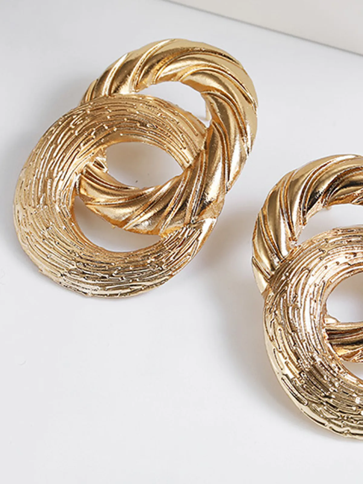 Online Vintage Cross Circular Drop Earrings Earrings|Accessories