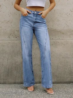 New Vintage Denim Straight Leg Pants Jeans|Pants