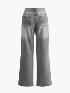 New Vintage Denim Straight Leg Pants Jeans|Pants