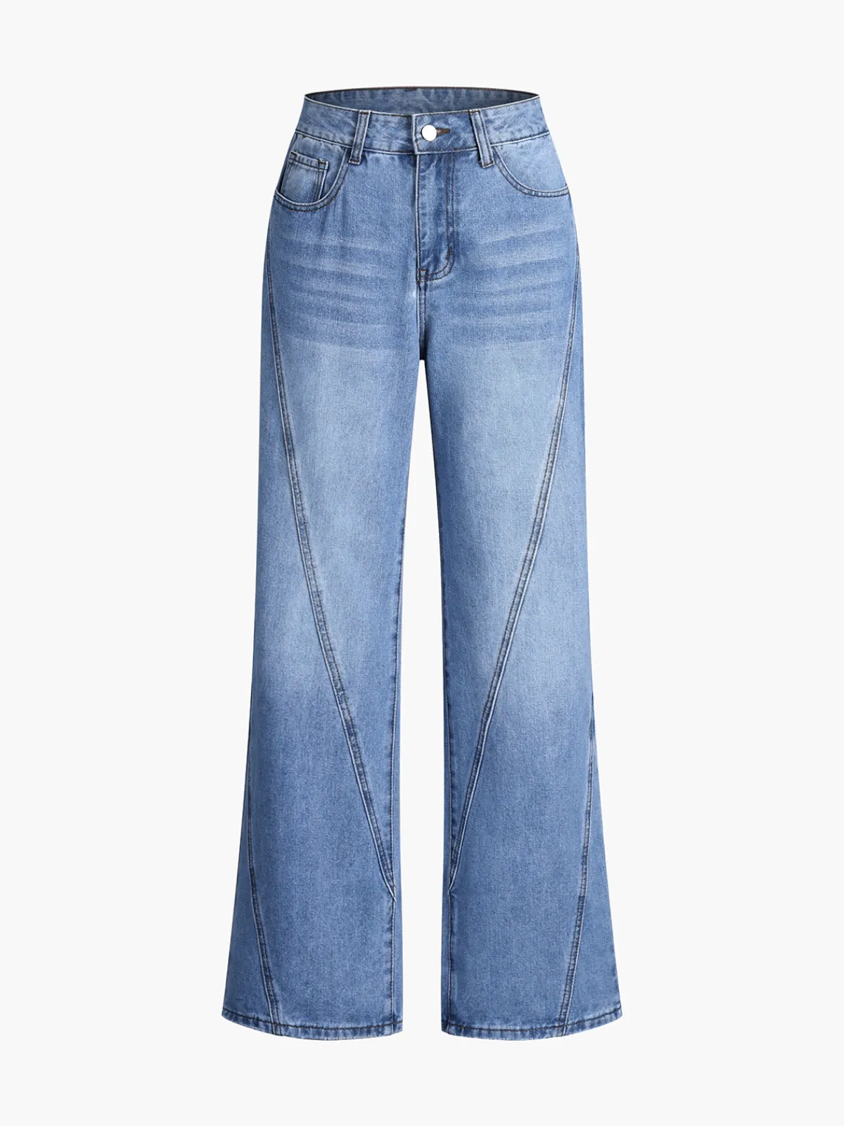 Clearance Vintage Denim Straight Leg Pants Jeans|Pants