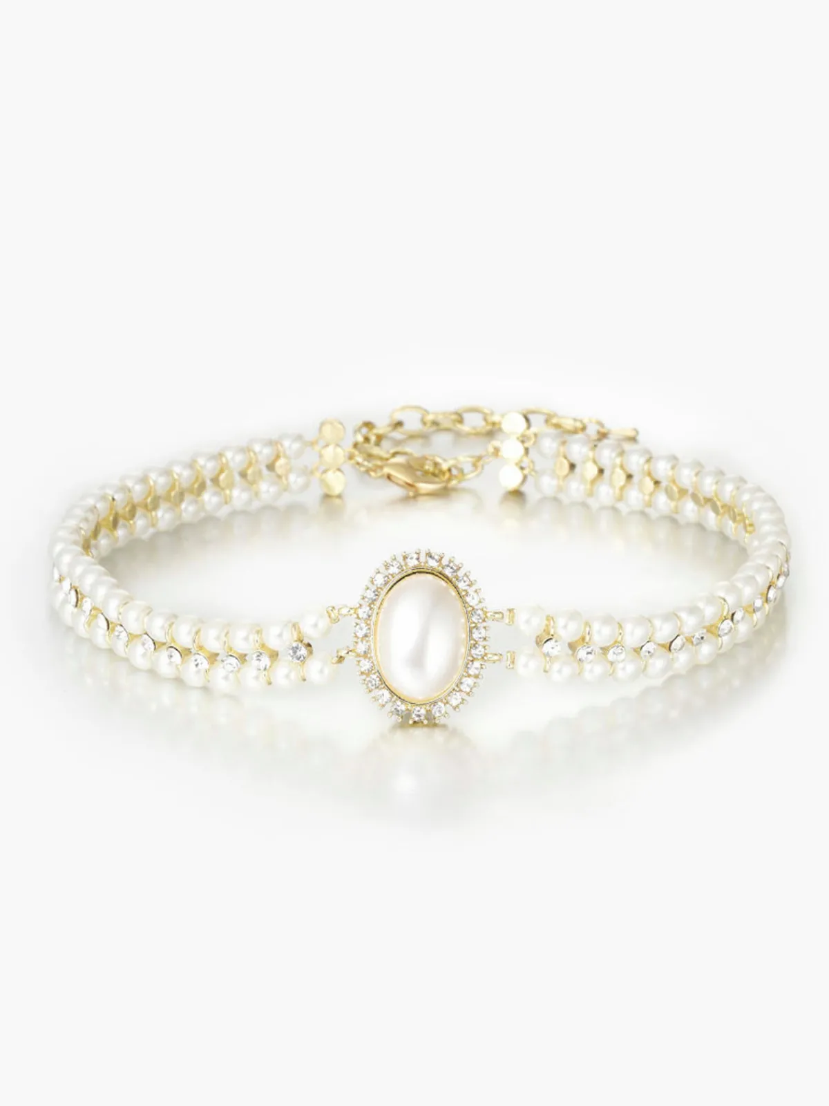 Best Vintage Double Layer Faux Pearl Choker Necklace Necklaces|Accessories
