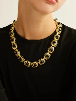 Clearance Vintage Enamel Necklace Necklaces|Accessories