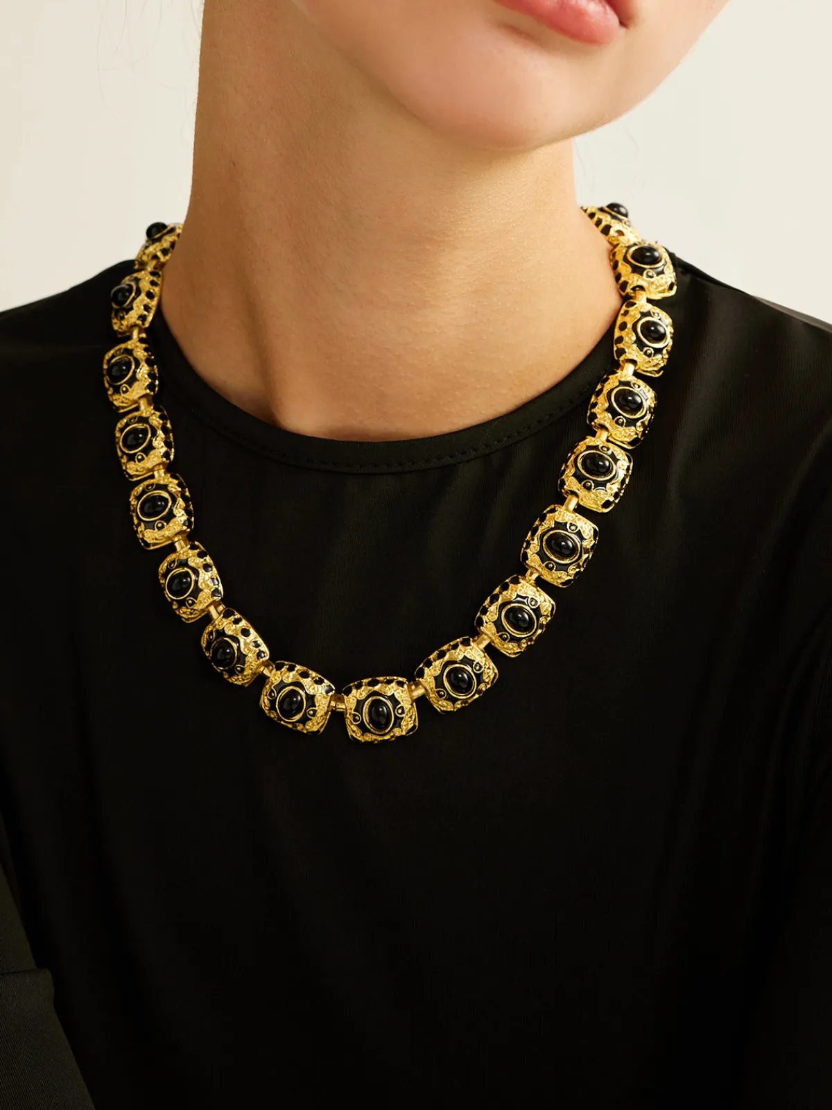 Clearance Vintage Enamel Necklace Necklaces|Accessories