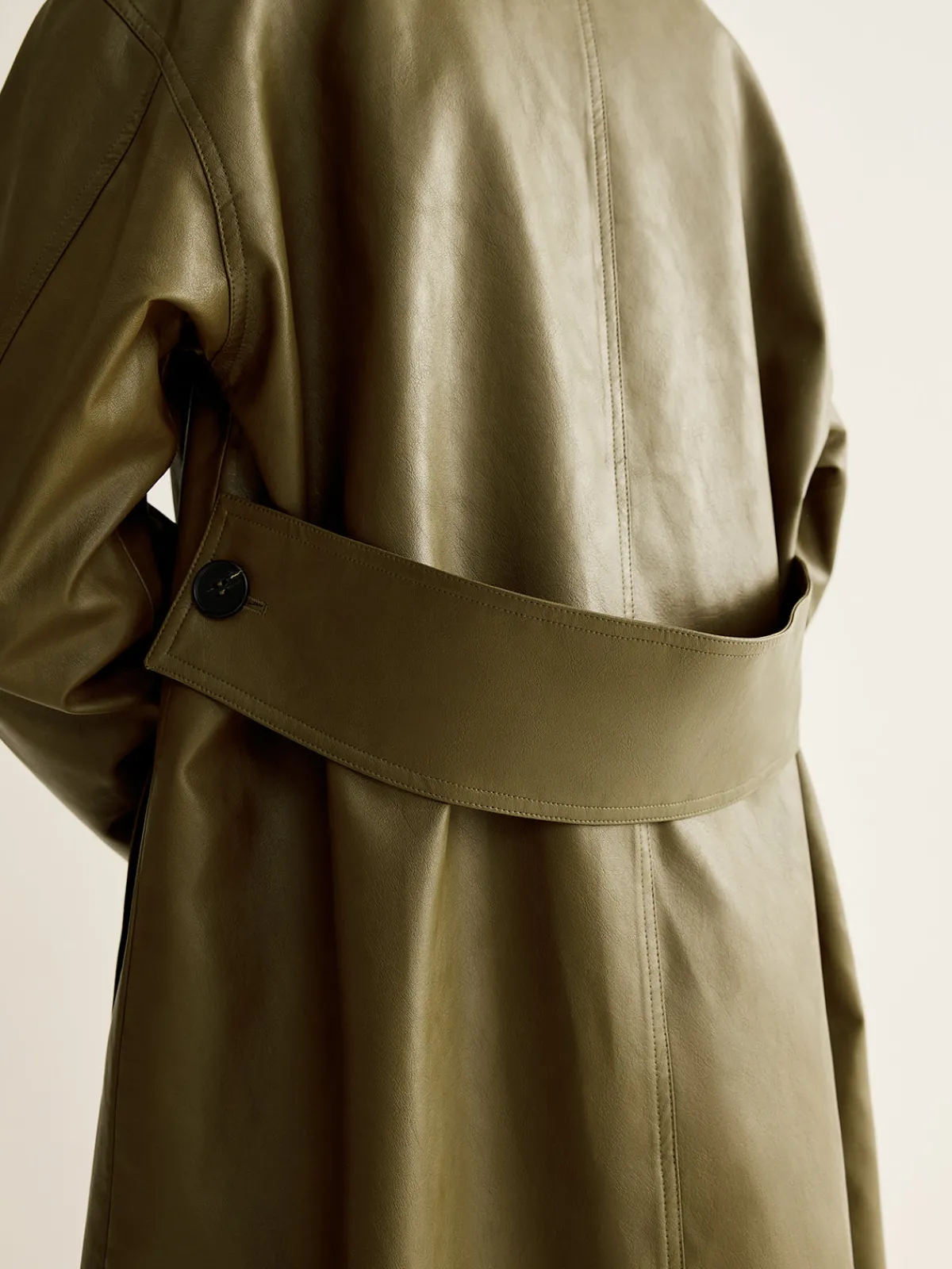 Hot Vintage Faux Leather Long Jacket Outerwear|Jackets