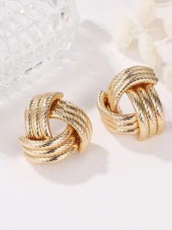 New Vintage knotted Earnings Earrings|Accessories