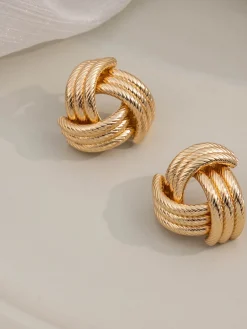 New Vintage knotted Earnings Earrings|Accessories