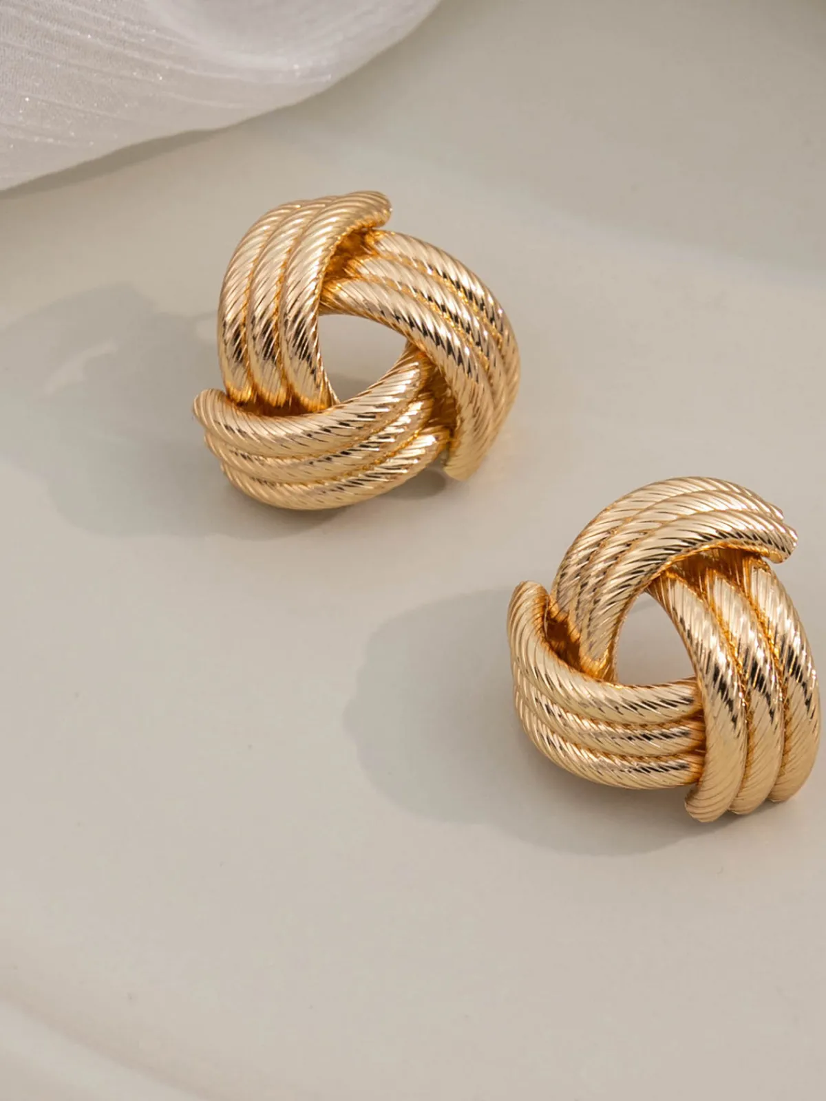 New Vintage knotted Earnings Earrings|Accessories