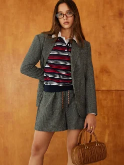 Sale Vintage Lapel Pockets Blazer Outerwear|Blazers
