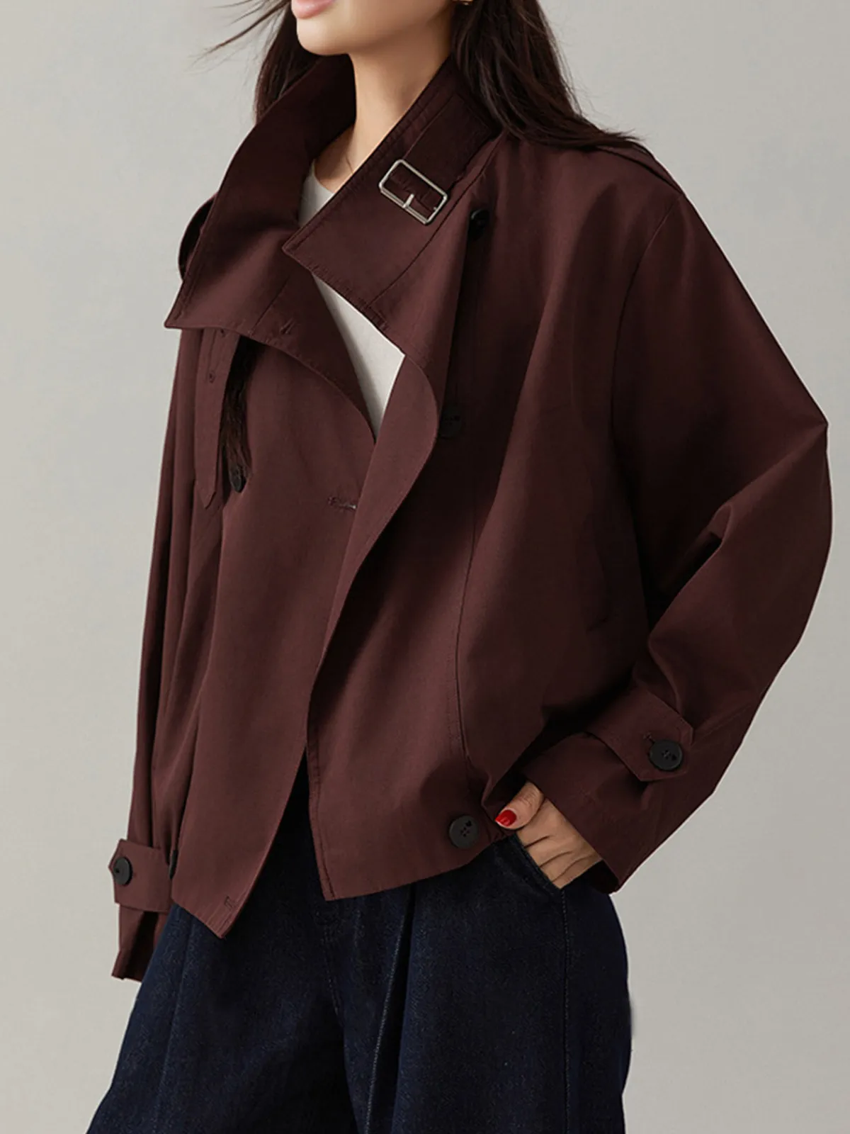 Discount Vintage Loose Trench Coat Outerwear|Coats