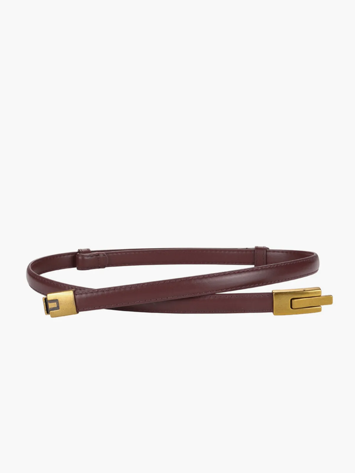 Vintage Magnet Closure Slim Belt Belts & Chain|Accessories