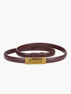 Vintage Magnet Closure Slim Belt Belts & Chain|Accessories