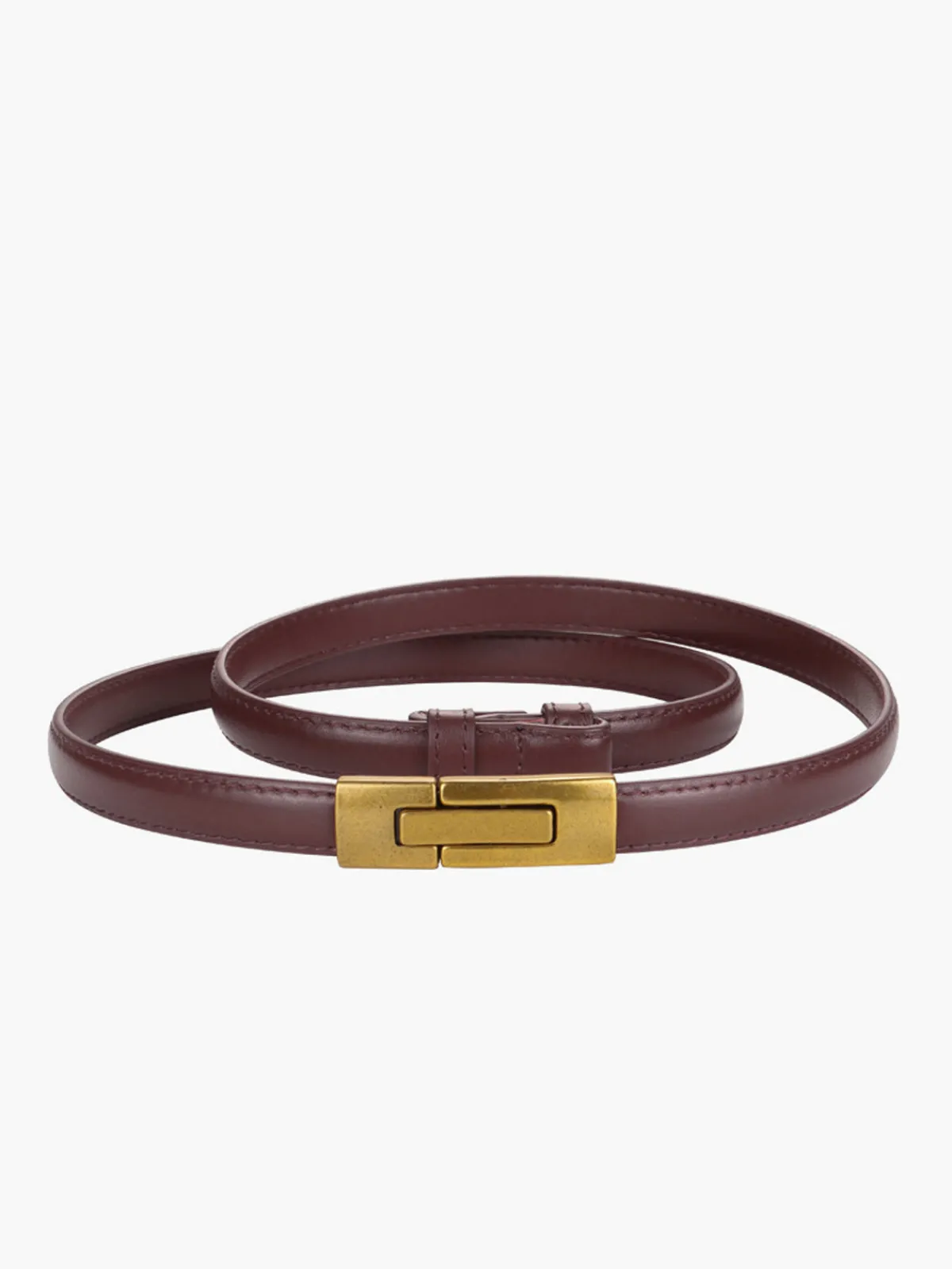 Vintage Magnet Closure Slim Belt Belts & Chain|Accessories