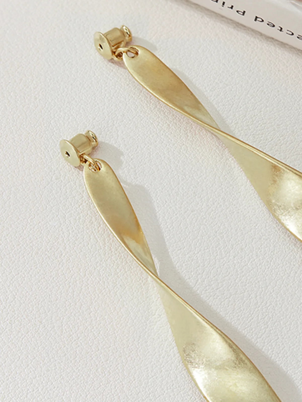 Discount Vintage Metal Twist Drop earrings Earrings|Accessories