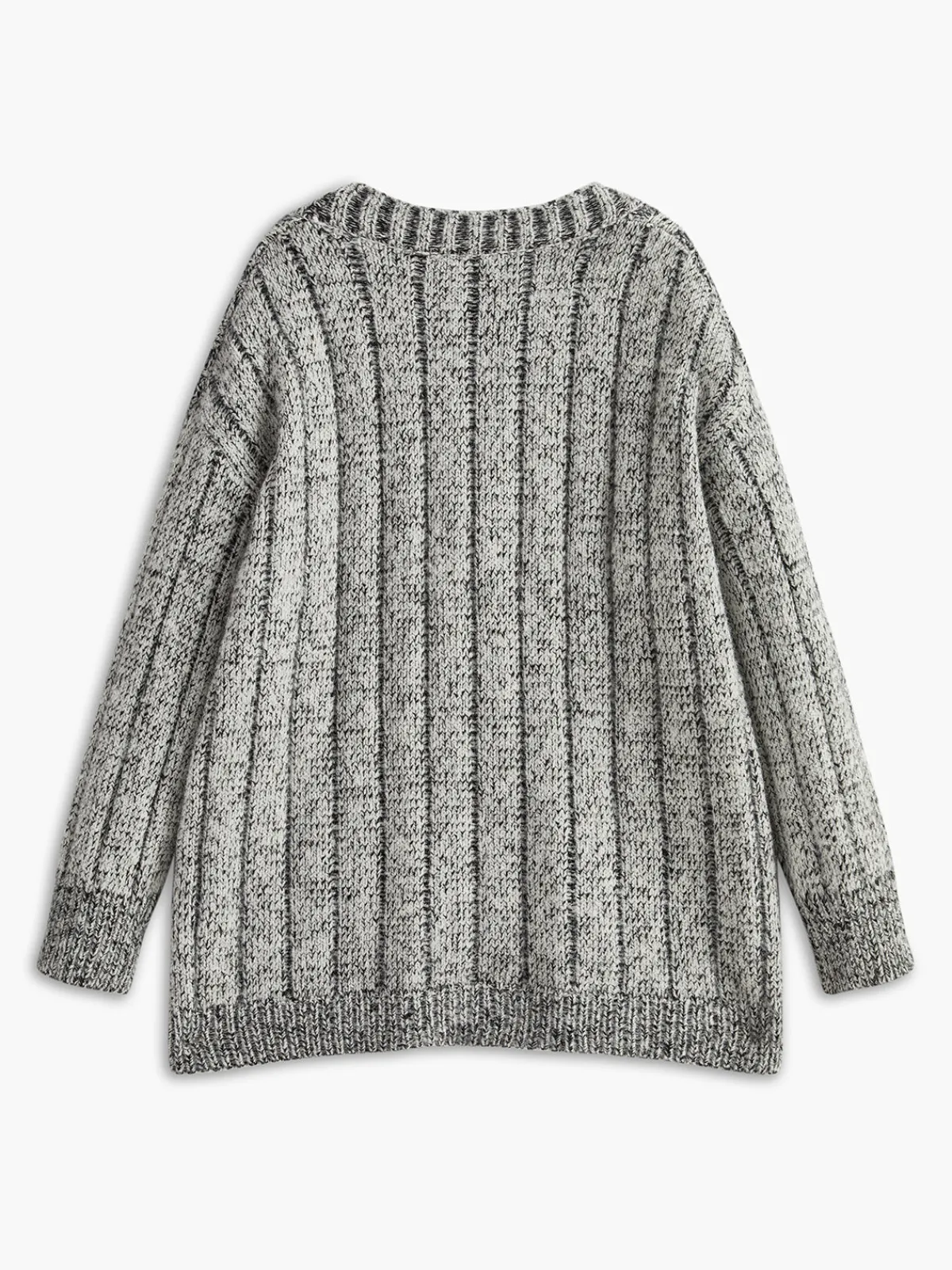 Best Vintage Pockets Loose Knit Outerwear Sweater Tops|Outerwear