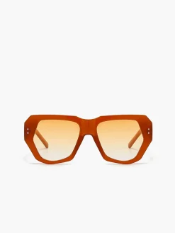 Online Vintage Polygon Cat Eye Rivets Sunglasses Sunglasses|Accessories