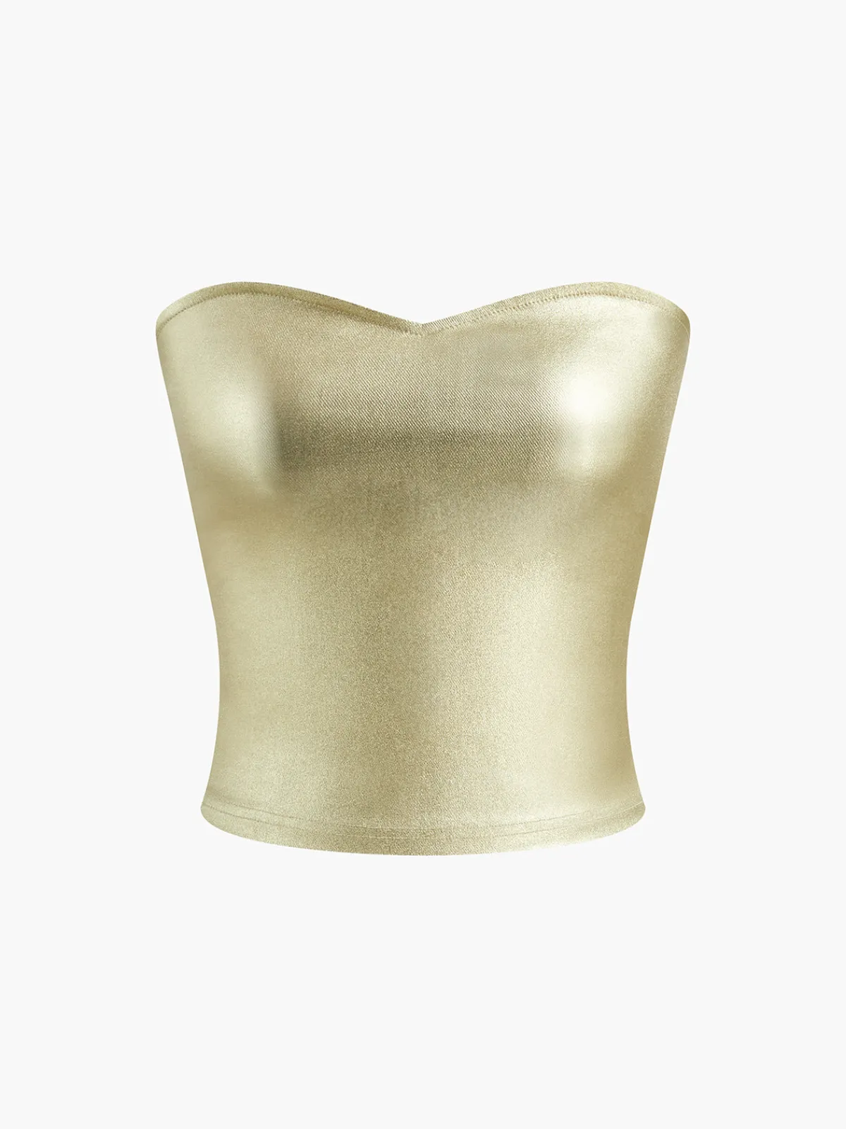 New Vintage Purl Strapless Tank Top Tank Tops & Camis|Tops