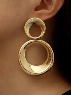 Best Vintage Round  Bold Pendant Earrings Earrings|Accessories