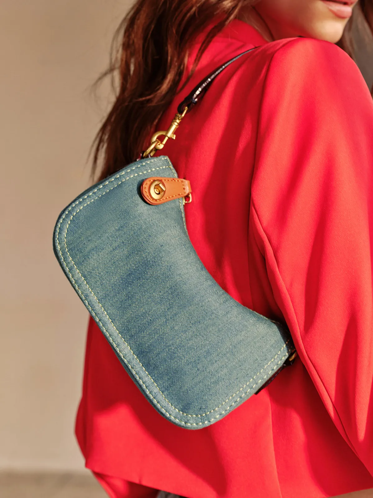 Online Vintage Small Zipper Armpit Bag Bags|Accessories