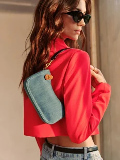 Online Vintage Small Zipper Armpit Bag Bags|Accessories