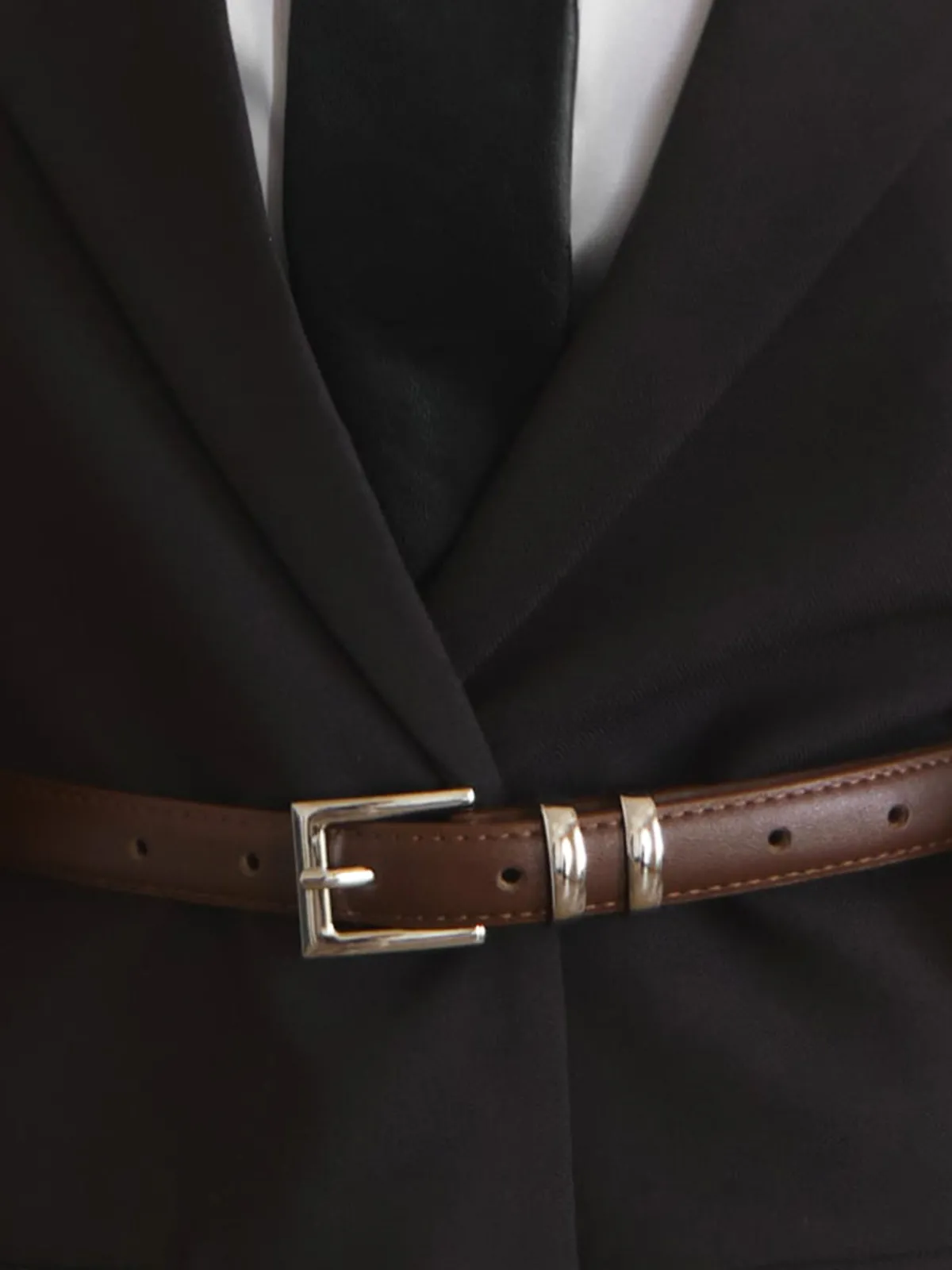 Best Vintage Soft Buckle Slim Belt Belts & Chain|Accessories