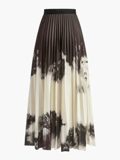 Outlet Vintage Tie Dye Pleated Skirt Skirts|Bottoms
