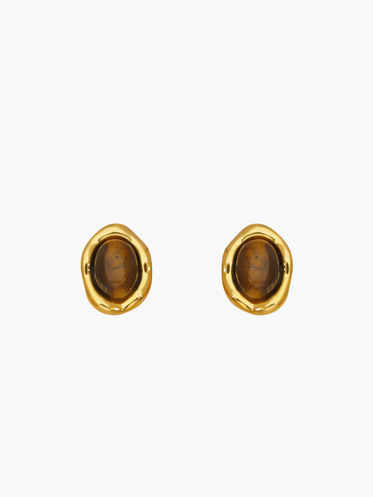 Clearance Vintage Tiger Eye Earrings Earrings|Accessories