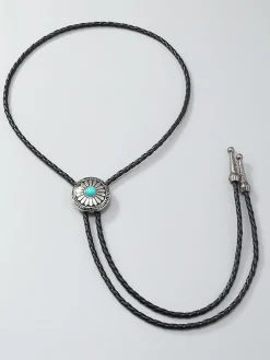 Discount Vintage Turquoise Sunflower Pendant Necklace Necklaces|Accessories