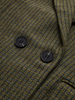 Best Vintage Tweed Plaid Blazer Outerwear|Blazers