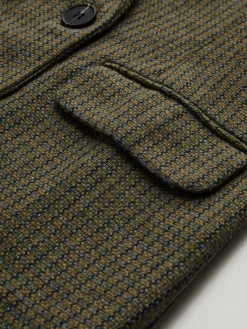 Best Vintage Tweed Plaid Blazer Outerwear|Blazers