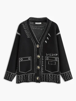 New Vintage V-Neck Button Cardigan Cardigans|Sweaters & Cardigans