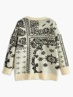 Sale Vintage V-Neck Soft Knit Outerwear Sweater Tops|Outerwear