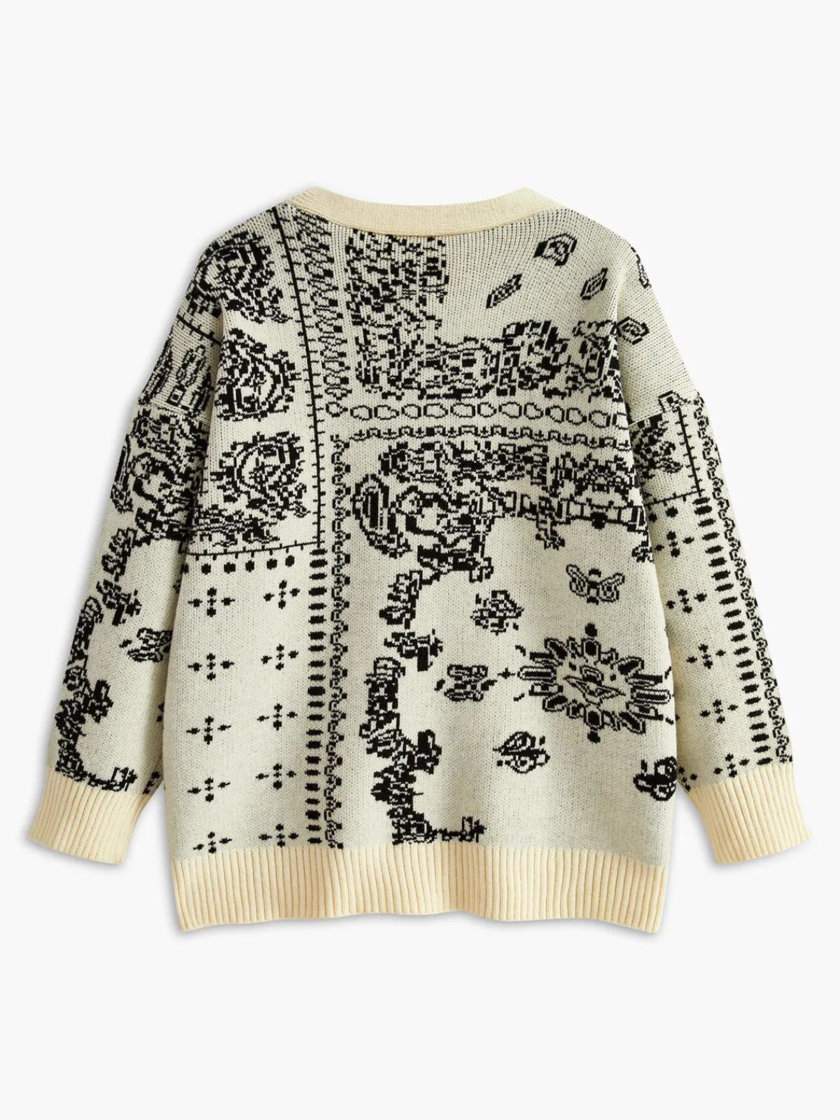 Sale Vintage V-Neck Soft Knit Outerwear Sweater Tops|Outerwear