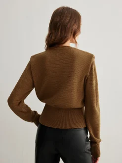 Sale Vintage Wool-Blend Button Down Cardigan Cardigans|Sweaters & Cardigans