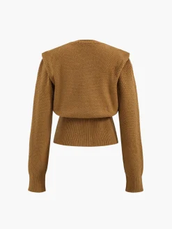 Sale Vintage Wool-Blend Button Down Cardigan Cardigans|Sweaters & Cardigans