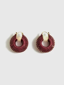 Outlet Vintage Woven Chunky Hoop Earrings Earrings|Accessories