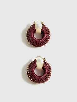 Outlet Vintage Woven Chunky Hoop Earrings Earrings|Accessories