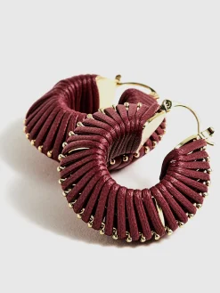 Outlet Vintage Woven Chunky Hoop Earrings Earrings|Accessories