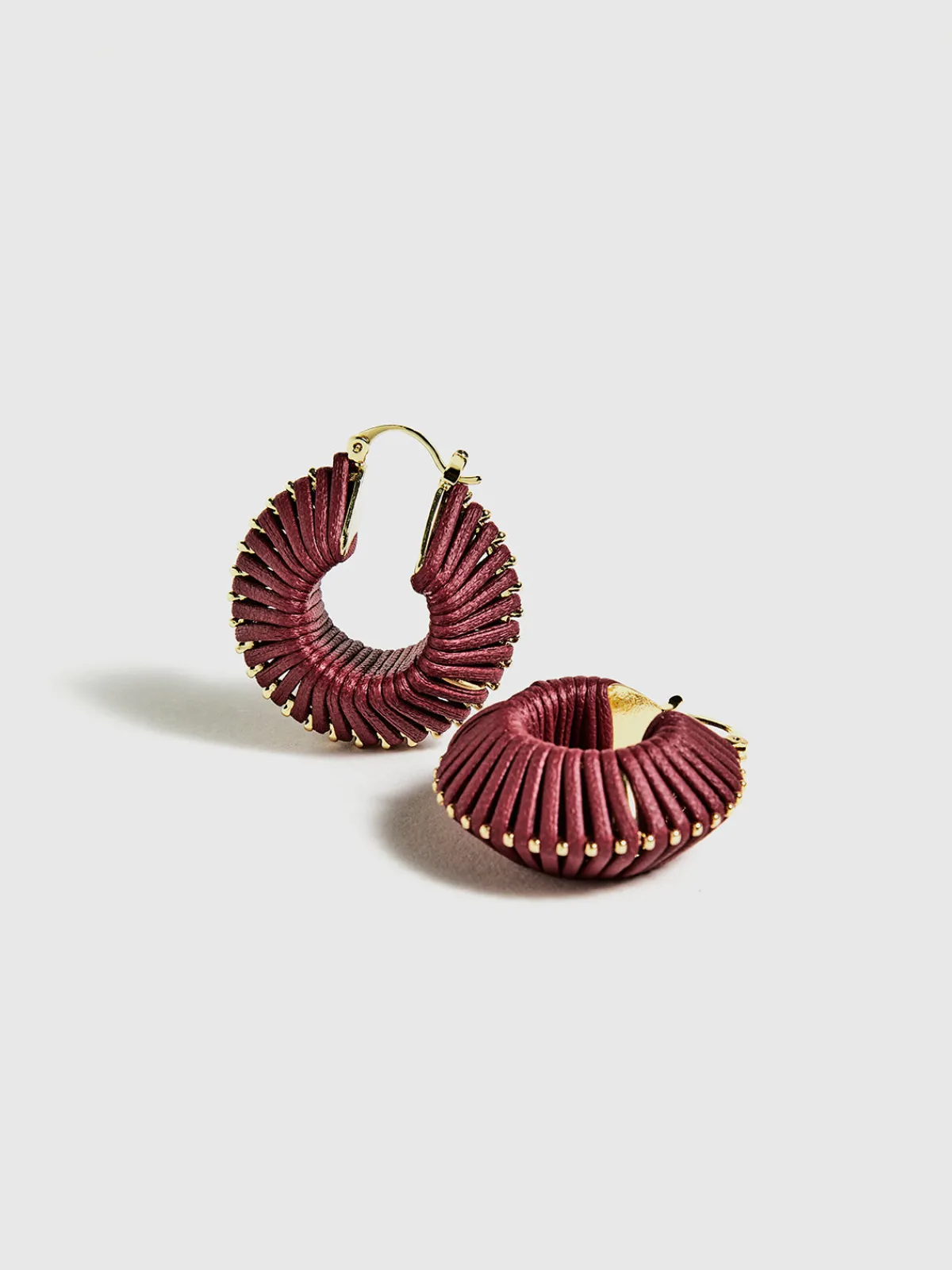 Outlet Vintage Woven Chunky Hoop Earrings Earrings|Accessories