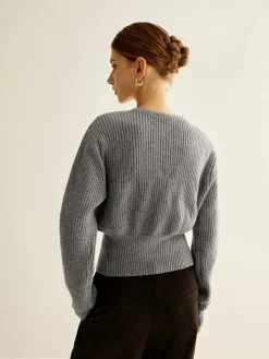 Best V-Neck Button Cinched Cardigan Cardigans|Sweaters & Cardigans