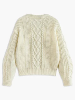 Best V-Neck Button Mechanism Cable Cardigan Cardigans|Sweaters & Cardigans