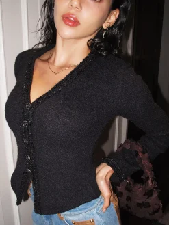 Clearance V-Neck Button Petite Blouse Blouses & Shirts