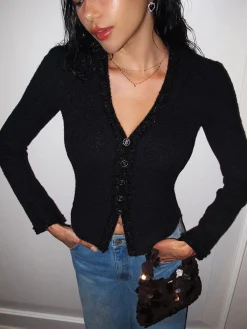 Clearance V-Neck Button Petite Blouse Blouses & Shirts