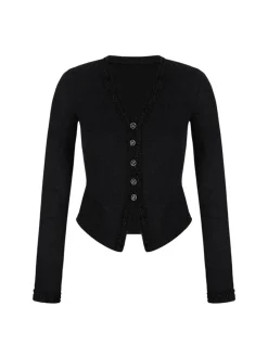 Clearance V-Neck Button Petite Blouse Blouses & Shirts